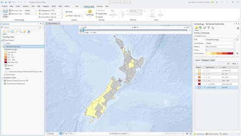 Thumbnail for Visualize temporal data in ArcGIS Pro