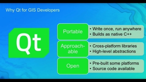 Thumbnail for entry ArcGIS + Qt to Power Your Cross-Platform Apps