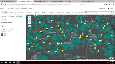 Thumbnail for entry ArcGIS User Seminar – Integrating Sensor Networks and the Internet of Things to provide Real-Time