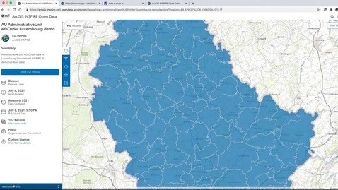 Thumbnail for Introducing a Modern European Open Data and INSPIRE Discovery Service with ArcGIS Hub