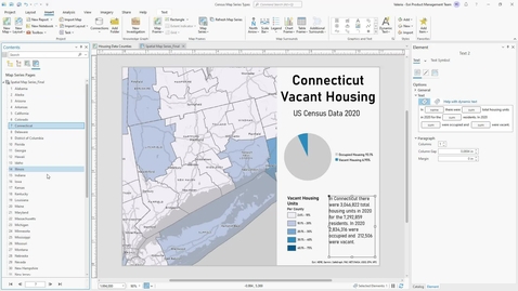 Thumbnail for Spatial map series in ArcGIS Pro: Part 1