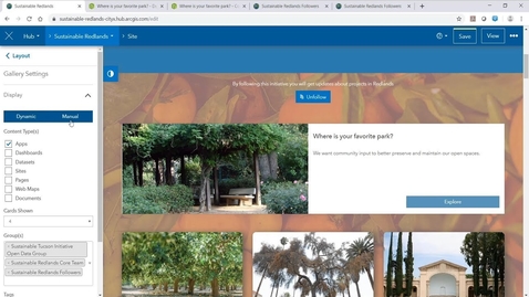 Thumbnail for Sharing Surveys and Apps to Teams in ArcGIS Hub