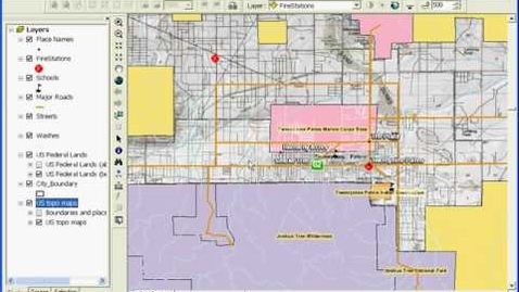 Thumbnail for ArcGIS 9.3: Creating high-quality maps using ArcInfo