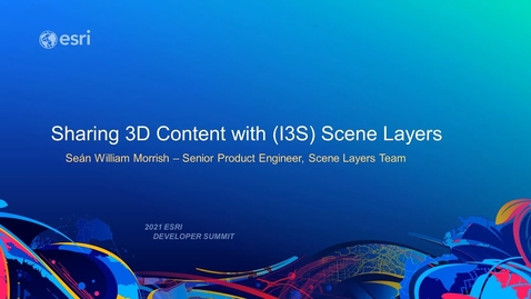 Thumbnail for Sharing 3D Content with Scene Layers