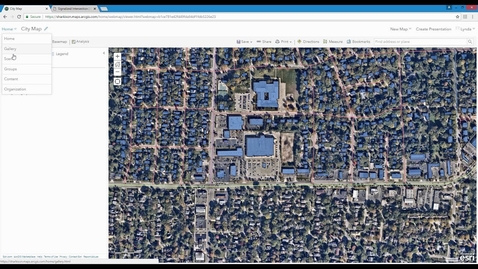 Thumbnail for Share Content with Project Groups in ArcGIS