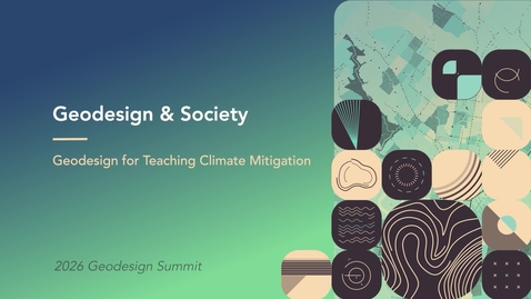 Thumbnail for Geodesign &amp; Society