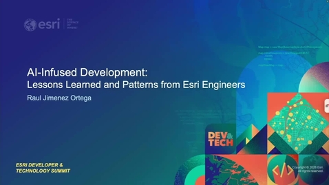 Thumbnail for AI-Infused Development: Lessons Learned and Patterns from Esri Engineers