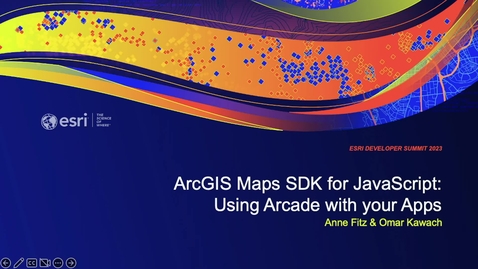 Thumbnail for ArcGIS Maps SDK for JavaScript: Using Arcade with Your Apps