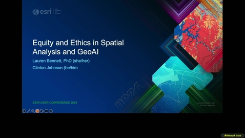 Thumbnail for Equity and Ethics in Spatial Analysis and GeoAI