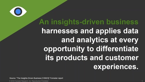 Thumbnail for Strategies for an Insights Driven Business Webinar