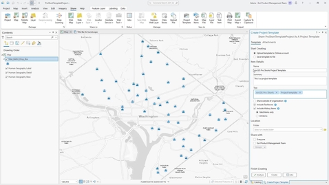 Thumbnail for Create a project template in ArcGIS Pro