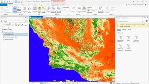 Thumbnail for entry Working with the ArcGIS Spectral Index Library