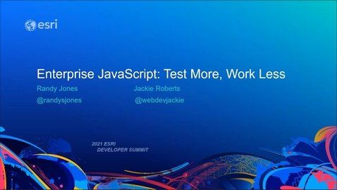 Thumbnail for entry Enterprise JavaScript: Test More, Work Less
