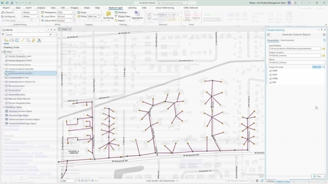 Thumbnail for entry Generate a schema report in ArcGIS Pro