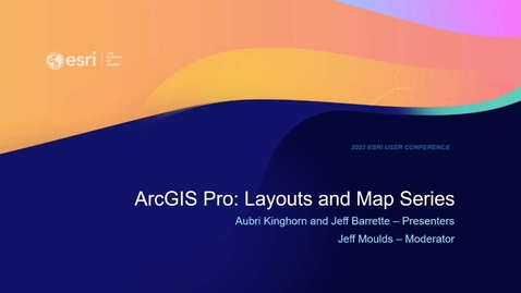 Thumbnail for ArcGIS Pro: Layouts and Map Series