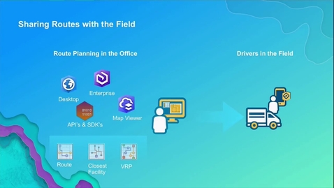 Thumbnail for ArcGIS Online: Sharing Preplanned Routes with Navigator