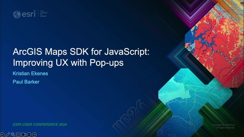 Thumbnail for ArcGIS Maps SDK for JavaScript: Improving UX with Pop-ups