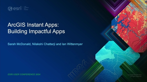 Thumbnail for ArcGIS Instant Apps: Building Impactful Apps