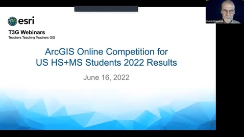 Thumbnail for entry ArcGIS Online Competition Winners 2022