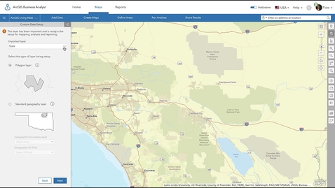 Thumbnail for entry Using ArcGIS Living Atlas Layers in ArcGIS Business Analyst Web App