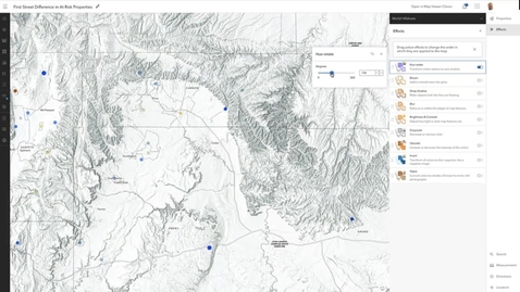 Thumbnail for entry Map Viewer Effects: Hillshade Hue Rotate