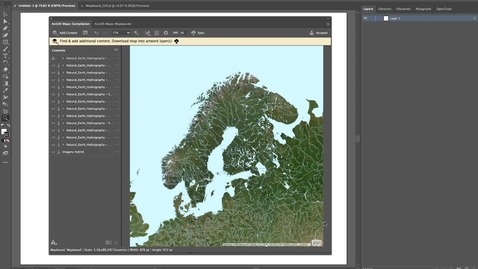 Thumbnail for ArcGIS Maps for Adobe Creative Cloud October 2022 Release