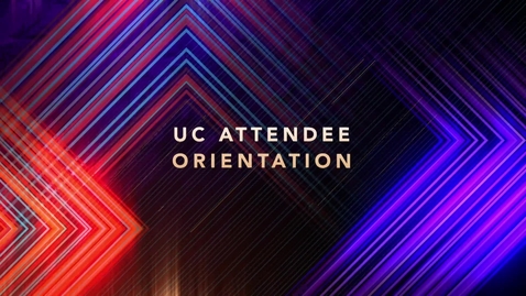 Thumbnail for 2024 Esri UC Attendee Orientation