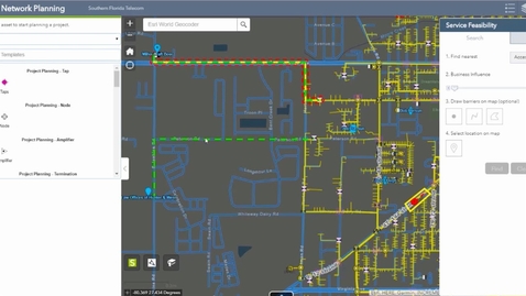 Thumbnail for Telecommunication Solution: Serviceability with ArcGIS (2 of 3) - Network Planning
