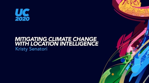 Thumbnail for entry Kristy Senatori: Mitigating Climate Change with Location Intelligence