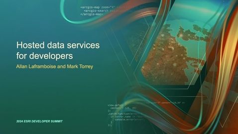 Thumbnail for Hosted Data Services for Developers