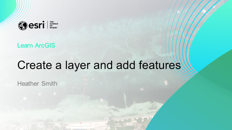 Thumbnail for Create a layer and add features