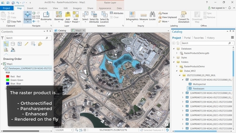 Thumbnail for entry Image Management in ArcGIS Pro: Working with Raster Products