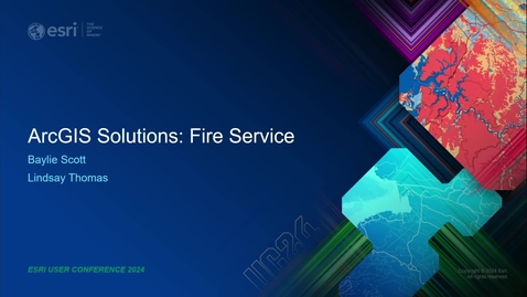 Thumbnail for ArcGIS Solutions: Fire Service
