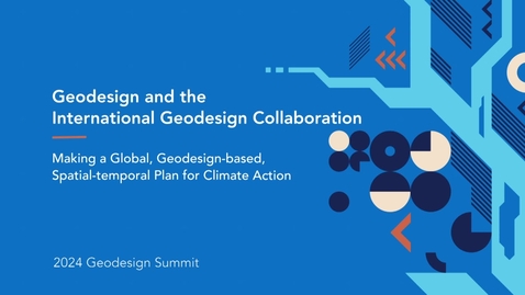 Thumbnail for Geodesign and the International Geodesign Collaboration