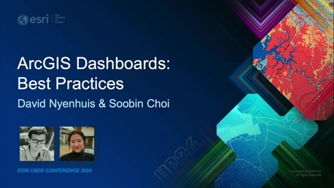 Thumbnail for ArcGIS Dashboards: Best Practices