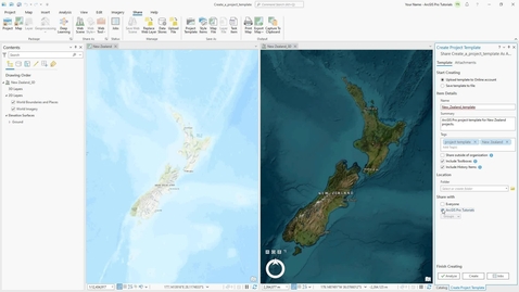 Thumbnail for Create a project template in ArcGIS Pro