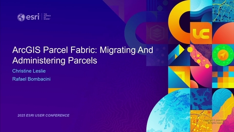 Thumbnail for ArcGIS Parcel Fabric: Migrating and Administering Parcels