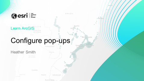 Thumbnail for Configure pop-ups