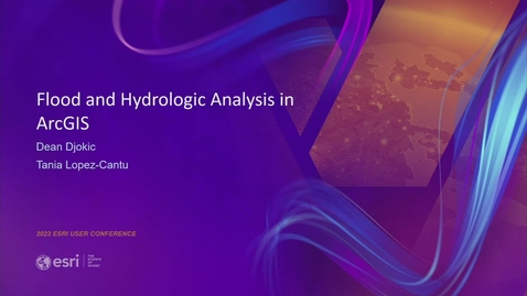 Thumbnail for entry Flood and Hydrologic Analysis with ArcGIS