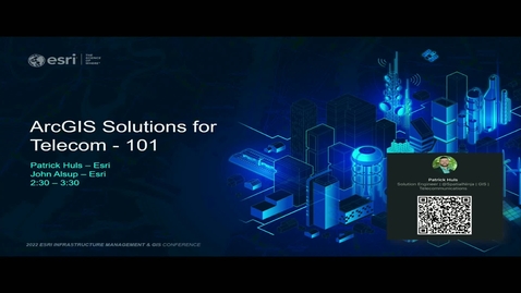 Thumbnail for entry ArcGIS Solutions for Telecom - 101