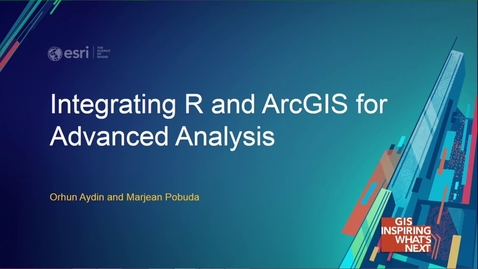 Thumbnail for entry Integrating R and ArcGIS for Advanced Analysis