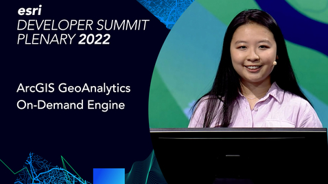 Thumbnail for ArcGIS GeoAnalytics On-Demand Engine