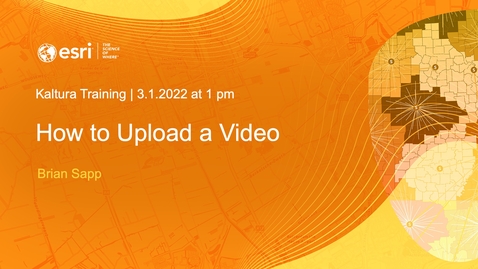 Thumbnail for entry How to Upload a Video