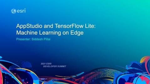 Thumbnail for AppStudio and TensorFlow Lite - Machine Learning on Edge Devices