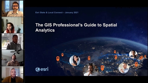 Thumbnail for entry Esri State &amp; Local Connect | The GIS Professional's Guide to Spatial Analytics