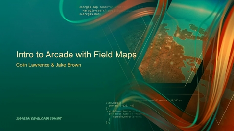 Thumbnail for Intro to Arcade with Field Maps