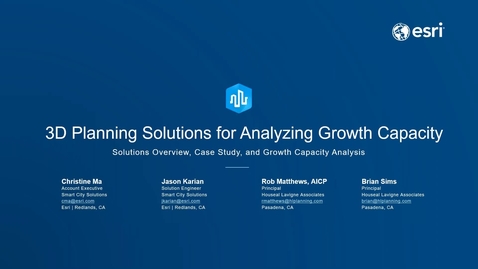 Thumbnail for 3D Planning Solutions for Analyzing Growth Capacity