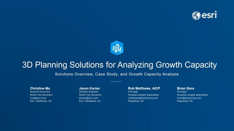 Thumbnail for entry 3D Planning Solutions for Analyzing Growth Capacity