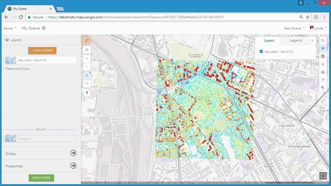 Thumbnail for Using Point Cloud Scene Layers in ArcGIS Online