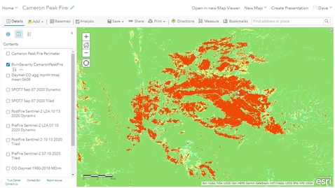 Thumbnail for ArcGIS Image for ArcGIS Online: Analysis